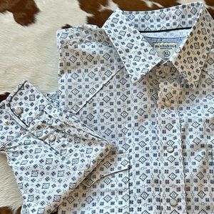 Panhandle rough stock button down dress shirt